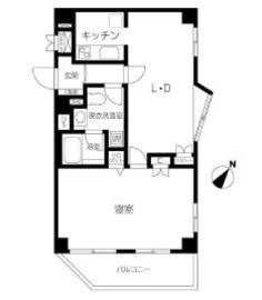 テラ・チェーロ南青山 404 間取り図