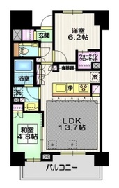 アトラス品川中延 4階 間取り図