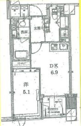 アトラス小石川レクスターハウス 5階 間取り図