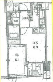 アトラス小石川レクスターハウス 5階 間取り図