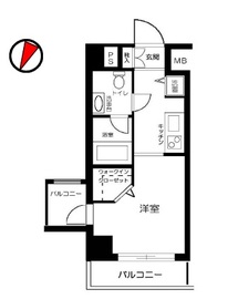 アーバンファースト神楽坂 3階 間取り図