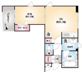 アビテ市ヶ谷仲之町 11階 間取り図