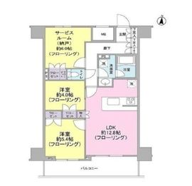 ランドステージ両国 13階 間取り図