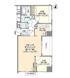 サンクタス小石川プレサイス 5階 間取り図