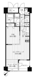 コスモリード新宿余丁町 305 間取り図