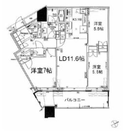 スカイズタワー＆ガーデン 41階 間取り図