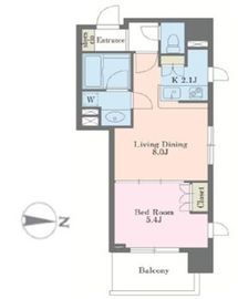 エクセレンシア駒込 604 間取り図