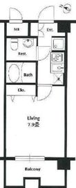 グランド・ガーラ西麻布 11階 間取り図