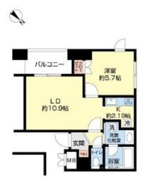 エクセラン人形町 908 間取り図