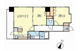 プレシス東神田 12階 間取り図