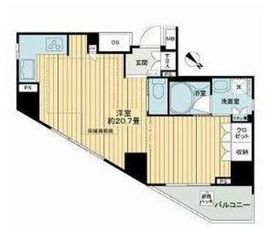 イクシア文京千駄木 13階 間取り図
