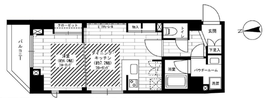 ステージファースト仲御徒町 5階 間取り図