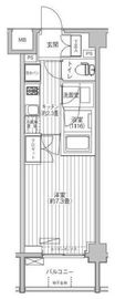 プラネソシエ大森山王 209 間取り図