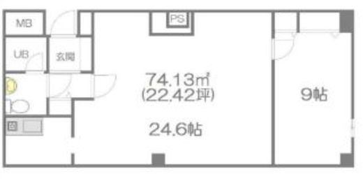 アロープラザ原宿 1階 間取り図