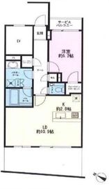 ロイヤルシーズン西麻布 2階 間取り図