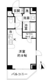 サクレ九段上 602 間取り図