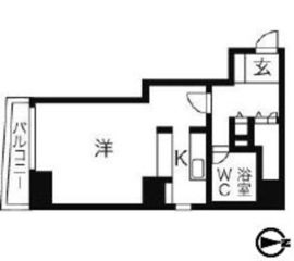 オーパスホームズ八丁堀 802 間取り図