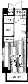 HF武蔵小山レジデンス 405 間取り図