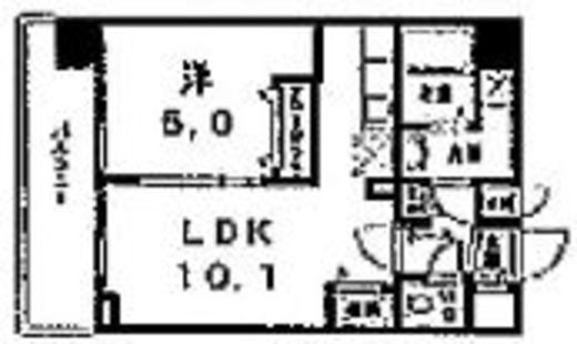 グランツスエヒロ 403 間取り図