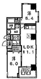 グランツスエヒロ 306 間取り図