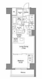 ザ・パークハビオ日本橋馬喰町 210 間取り図