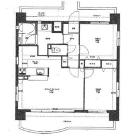 Tフラッツ南麻布 10階 間取り図