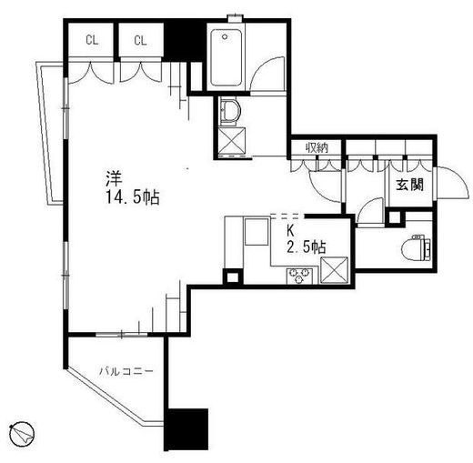 ヴォアール日本橋人形町 8階 間取り図