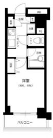 東急ドエル・グラフィオ八丁堀 4階 間取り図