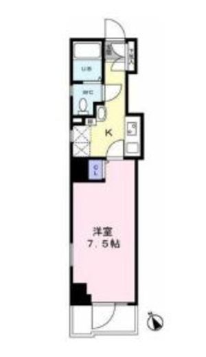 グリーンハウス八丁堀 201 間取り図