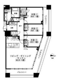 コンシェリア西新宿タワーズウエスト 42階 間取り図