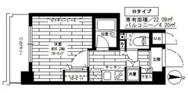 ステージファースト新中野 6階 間取り図