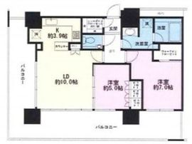 ザ・パークハウス中野タワー 15階 間取り図