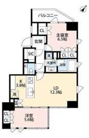 プレミスト赤坂翠嶺 402 間取り図