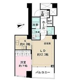 品川Vタワー タワー棟 5階 間取り図