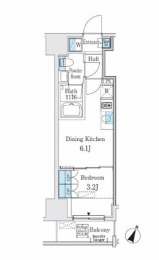 GLACIER神保町 (グラシア神保町) 503 間取り図