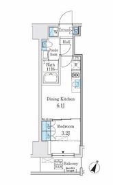 GLACIER神保町 (グラシア神保町) 603 間取り図