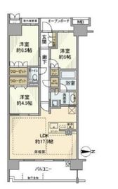 プラウド東陽町ガーデンズ 10階 間取り図