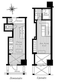 アクシア麻布 9階 間取り図