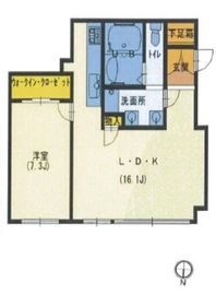 グランドメゾン六番町 5階 間取り図