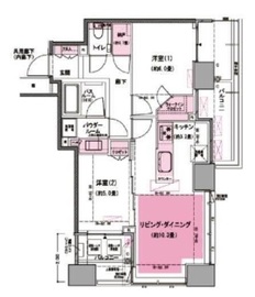 シティタワー上野池之端 7階 間取り図