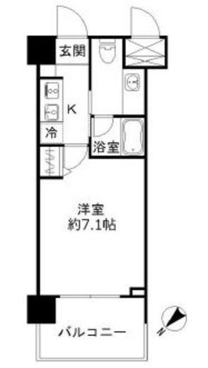 フォレシティ豊洲 1003 間取り図