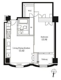 ハンドレッドステイレジデンス 704 間取り図