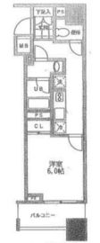 アトラス白山 5階 間取り図