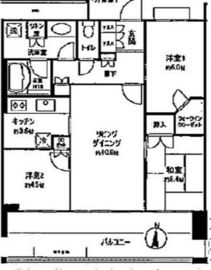 アーバンドックパークシティ豊洲タワー 32階 間取り図