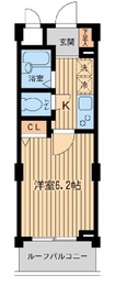 アーデン目黒不動前 409 間取り図