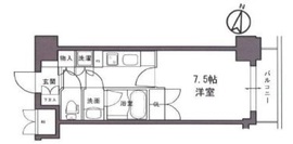 クオリア小石川 9階 間取り図