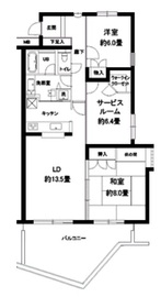 カスタリア参宮橋 107 間取り図