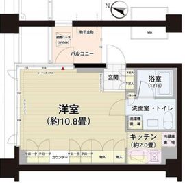 ガーデニエール砧レジデンス 334 間取り図