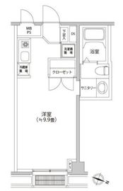 カスタリア都立大学 203 間取り図