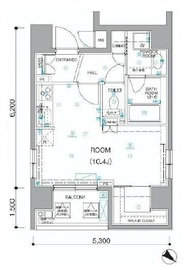 レヴィーナ東京八重洲通り 301 間取り図